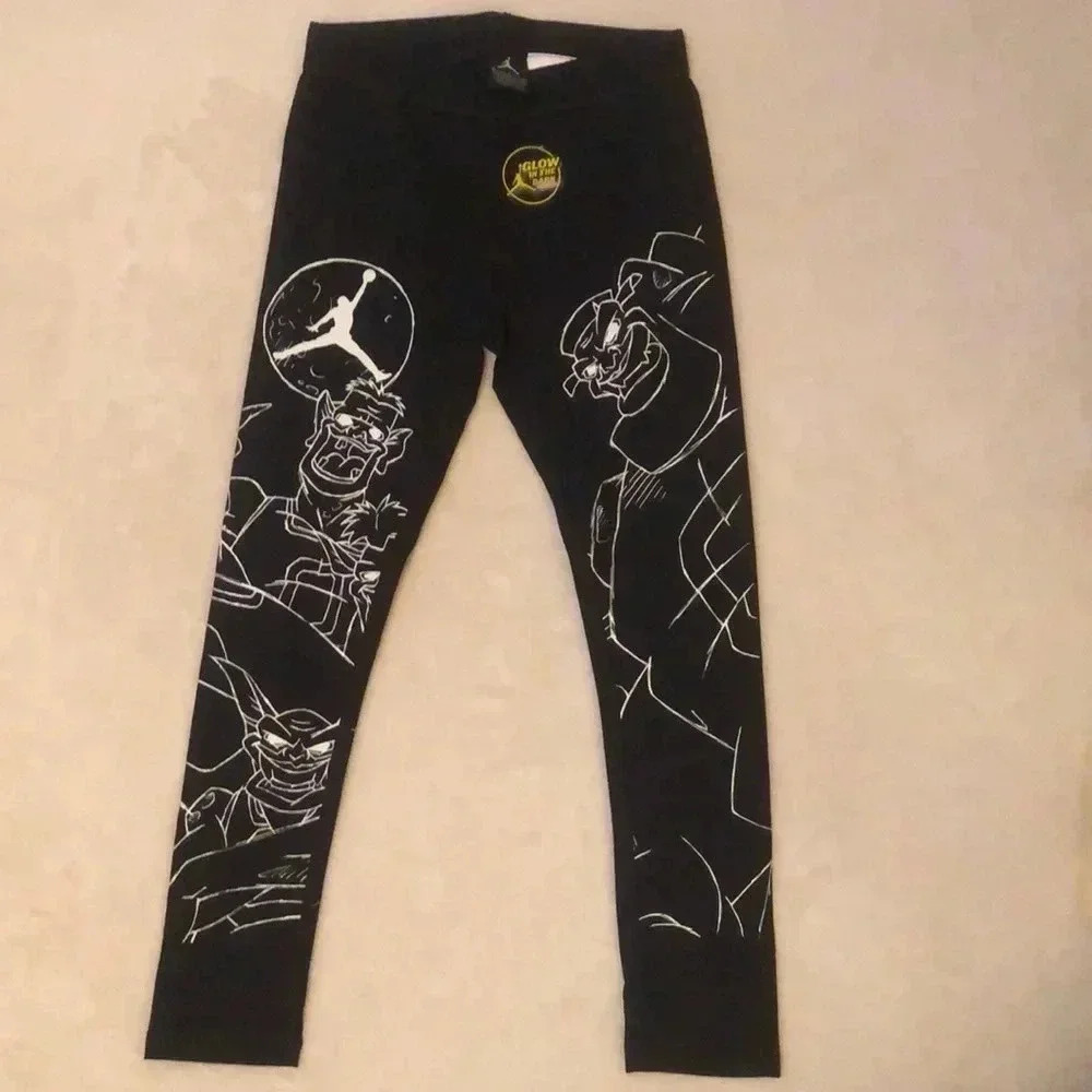New Jordan Glow In The Dark Leggings